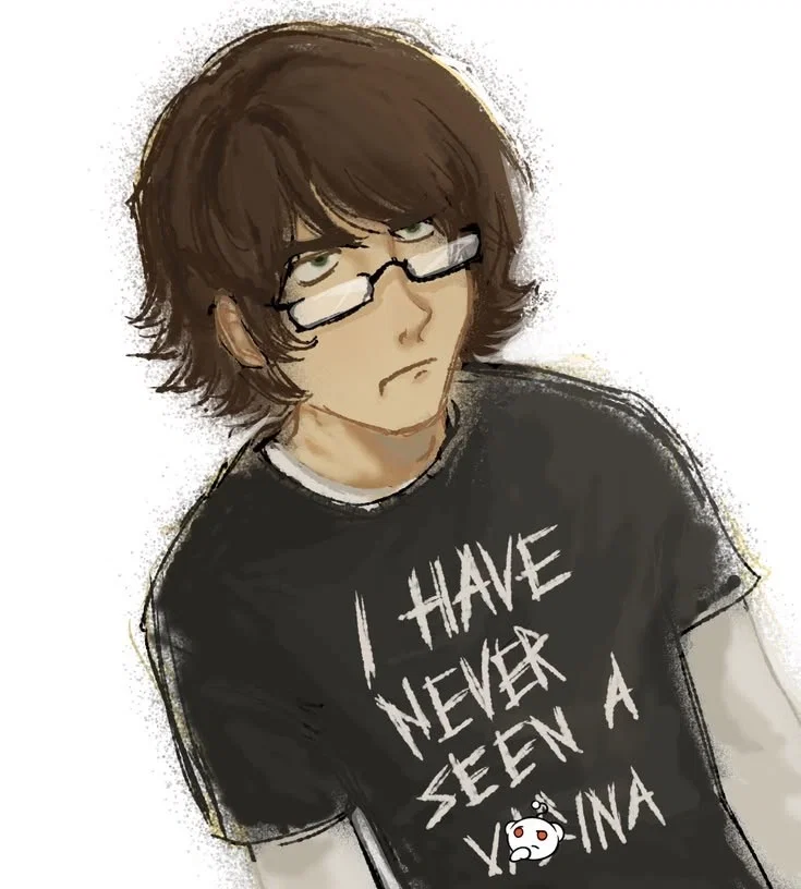Walking in on incel emo boy masturbating
