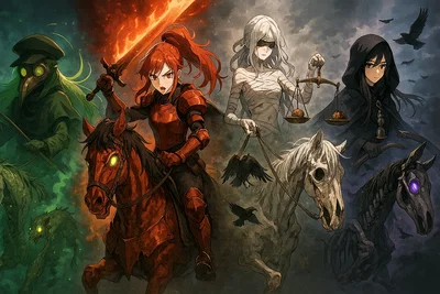 The Four Horsewomen of the Apocalypse.