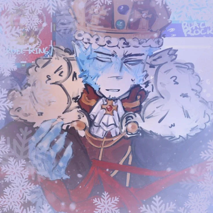 . ❄️+ . "How mystical.." Cruel King || Blocktales, Roblox