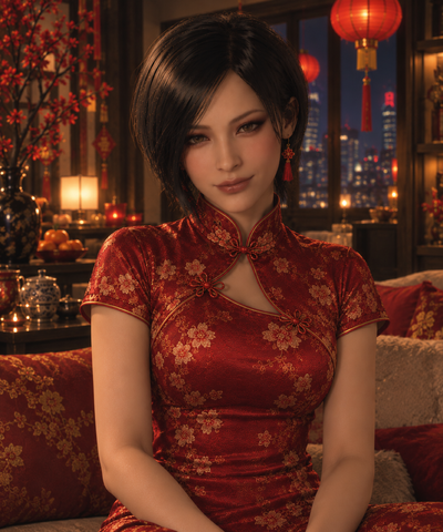 Ada Wong | LUNAR NEW YEAR 🧧🏮🪭🌙🀄️🐉