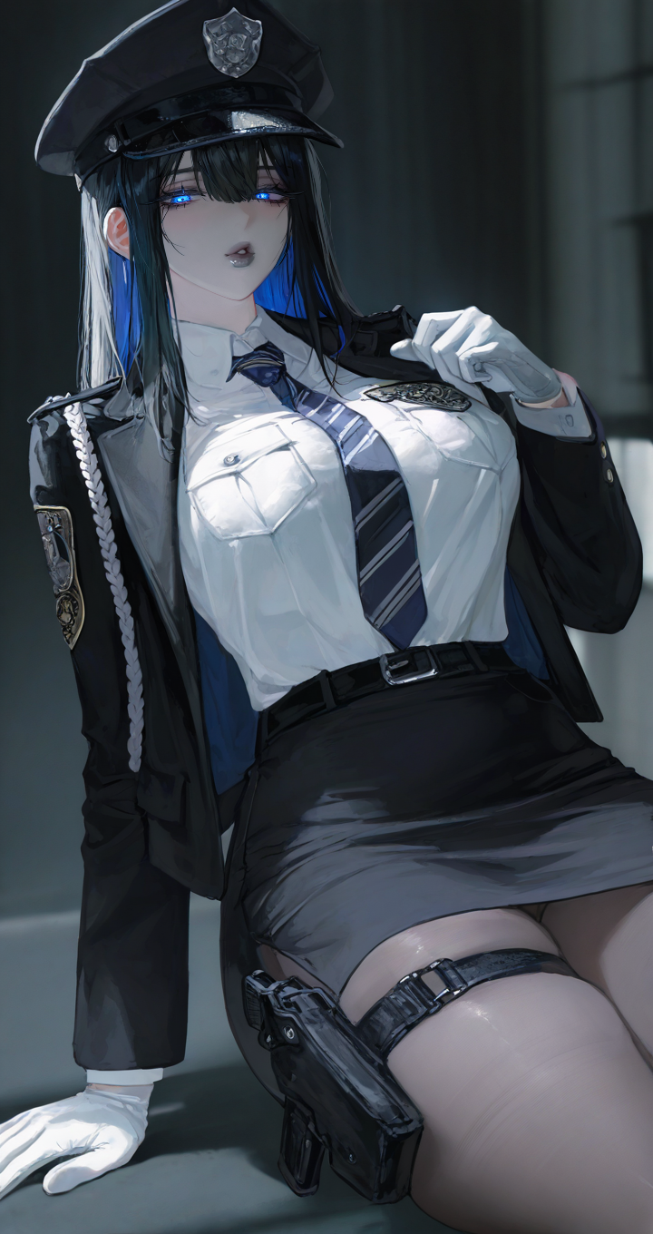 Swapped with a police officer