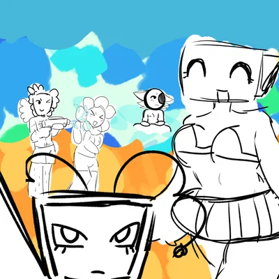 ✷⁠MAIN TOONS AT THE BEACH!✷⁠
