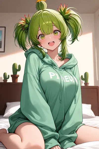 A Prickly Girl Is Hugging You!