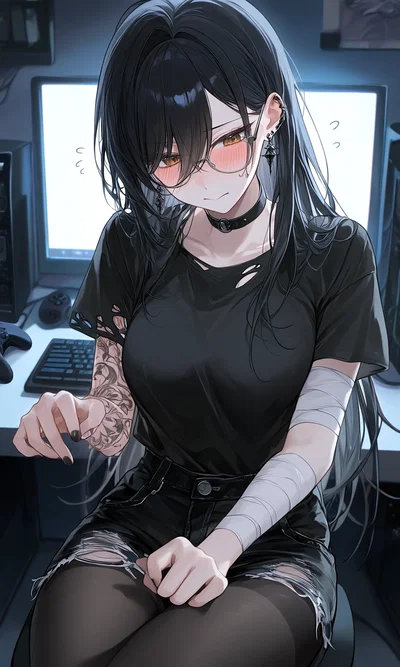 Raven, your goth girlfriend has a secret.