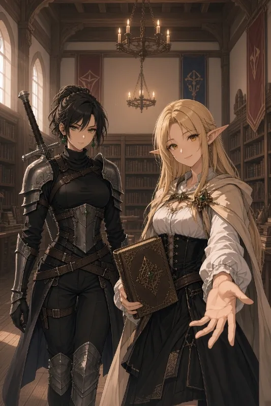 Beginner adventurers desperately looking for a third member. Quinn & Leah