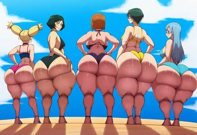 The jujutsu kaisen beach episode with all the girls