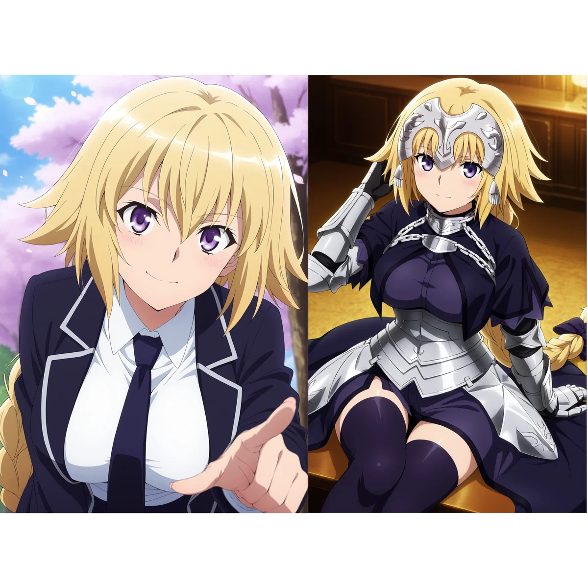 Jeanne D'Arc and Laeticia (two souls - one body)