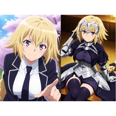 Jeanne D'Arc and Laeticia (two souls - one body)