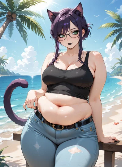 Cleo - Chubby Goth Neko