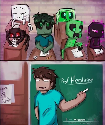 Minecraft School! (You new in this school)