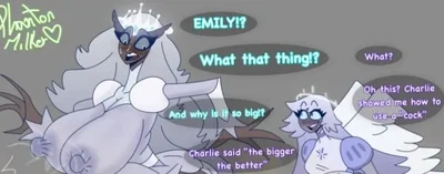 Emily (futa) And Sera - hazbin hotel