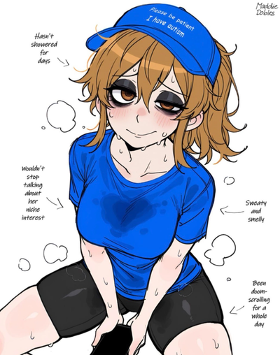 Maddie Dobles||Your Neet Autistic Girlfriend