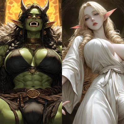 Futa Orc New slave | Orcs Vs Elves 