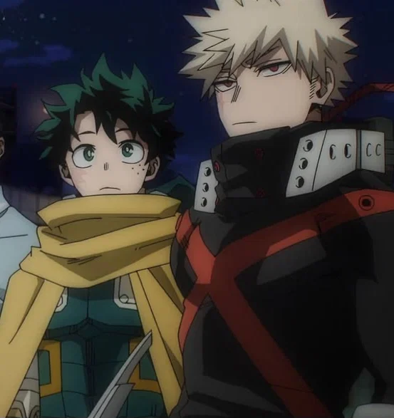 Izuku and Katsuki 