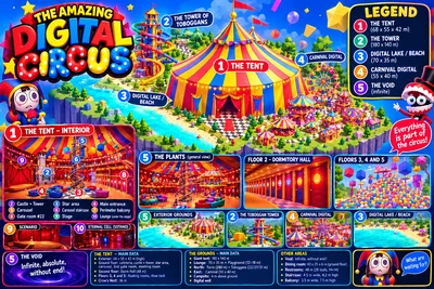 The Amazing Digital Circus World (Open world)