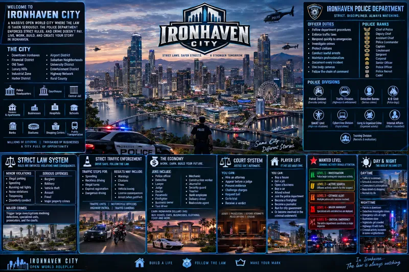 🚨 IRONHAVEN CITY