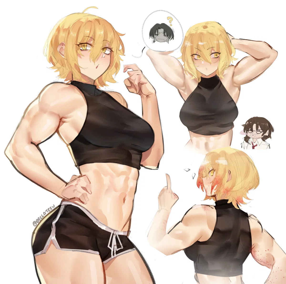 Akari~/~ Clumsy tomboy Sparring partner