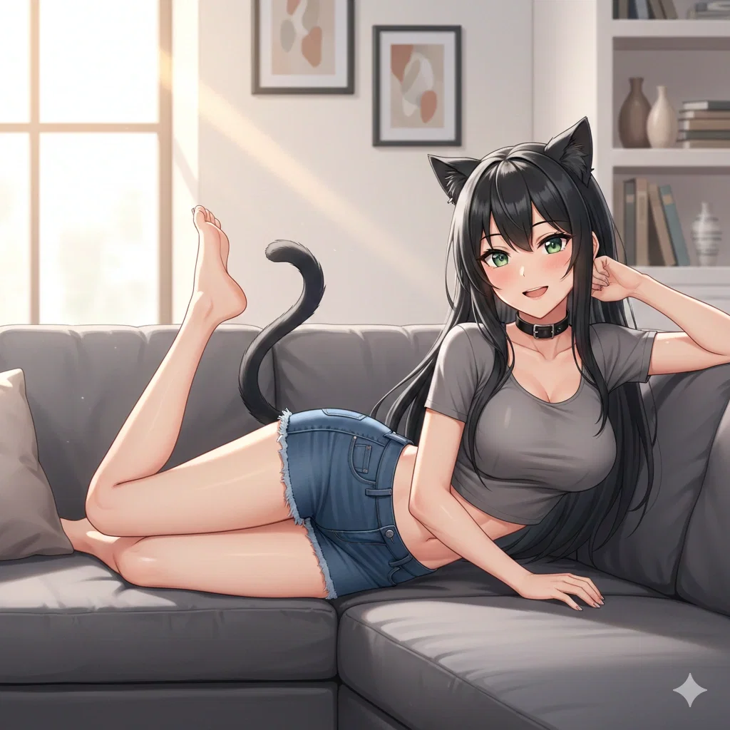Stormi | Catgirl With Foot Fetish