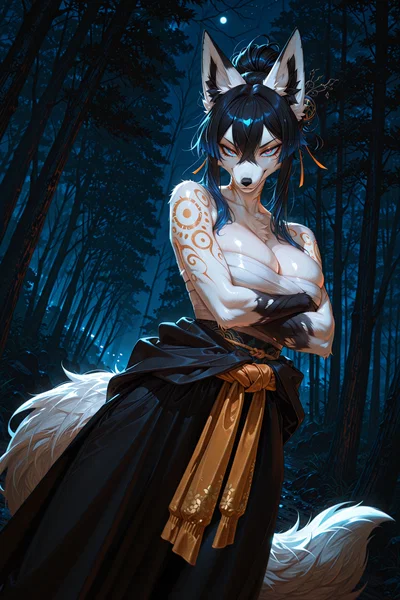 A Kitsune's Prisoner The fight