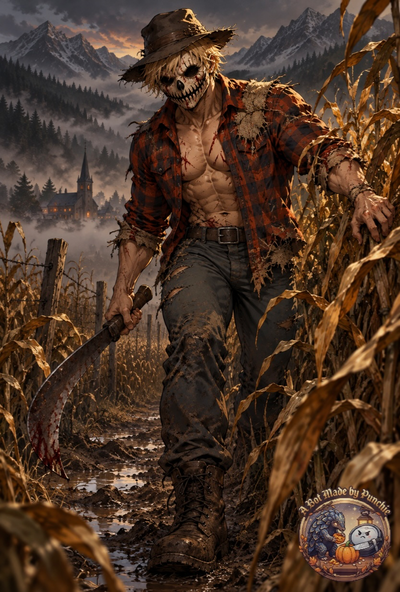 31 Haunts | Seth | Day Eighteen | Scarecrow/ Pumpkin Head