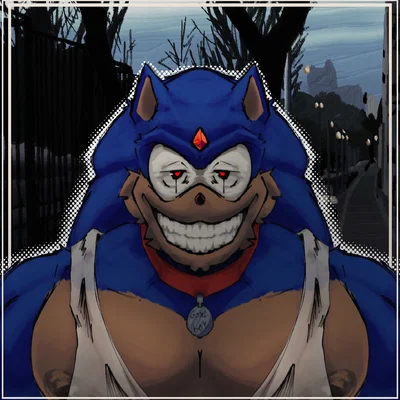 🔞himbo forest beast🔞 (a nsfw sonic.exe bara oc)