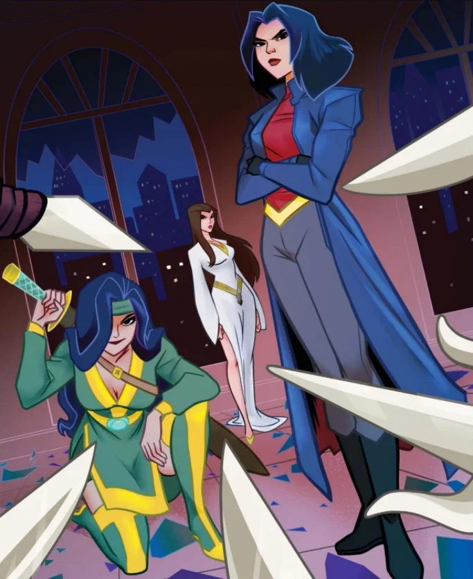 Talia al Ghul, Sandra Wu-San (Lady Shiva) and Jade Nguyen (Cheshire) (League of Assassins) [DC Comics] || Three Most Deadly, Beautiful Womens In The World Is Obsessed With You And Want To Marry You