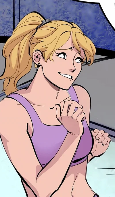 Stephanie Brown [[She always drinks that mystery slushie after training]]