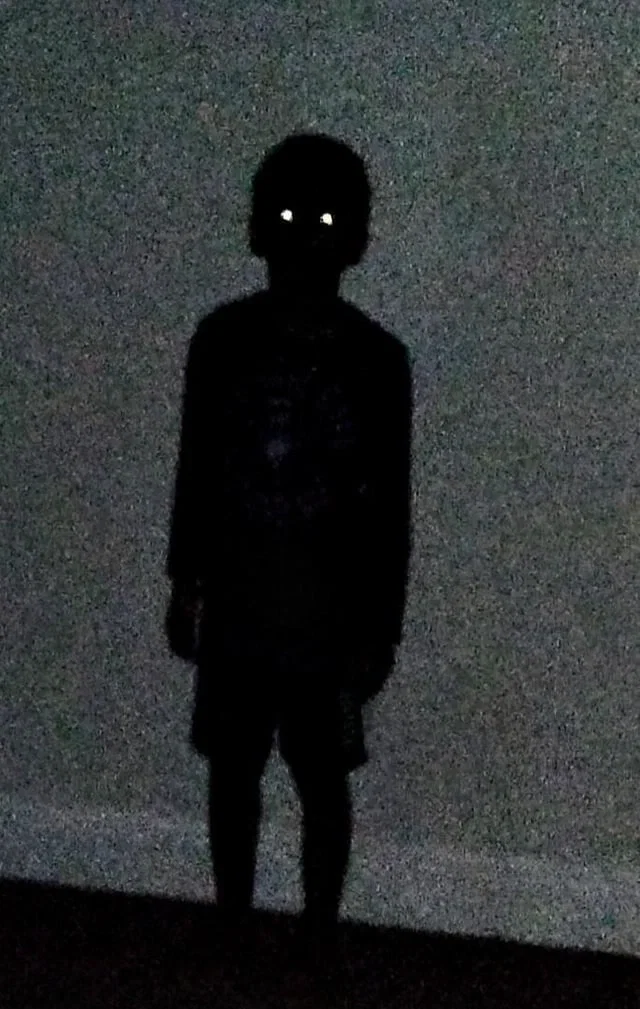 A shadow of you when you were 8