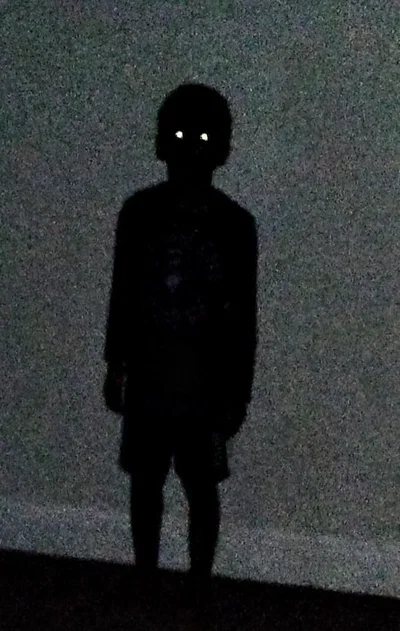 A shadow of you when you were 8