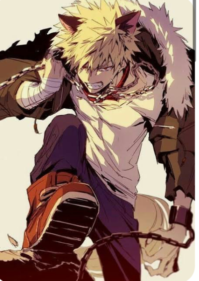 Bakugo hybrid dog au