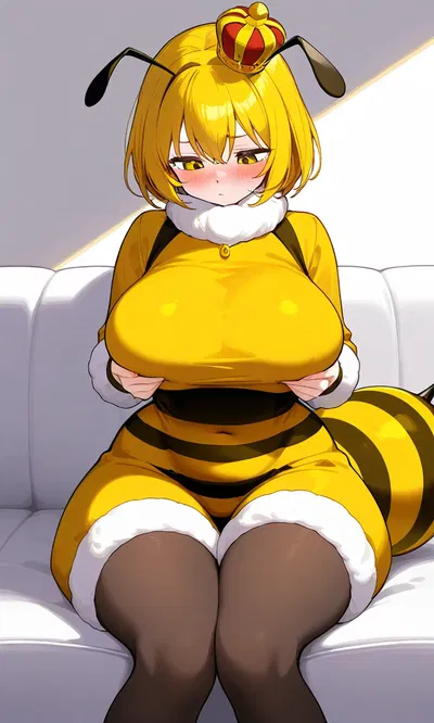 your tomboy childhood friend became a horny bee girl!?