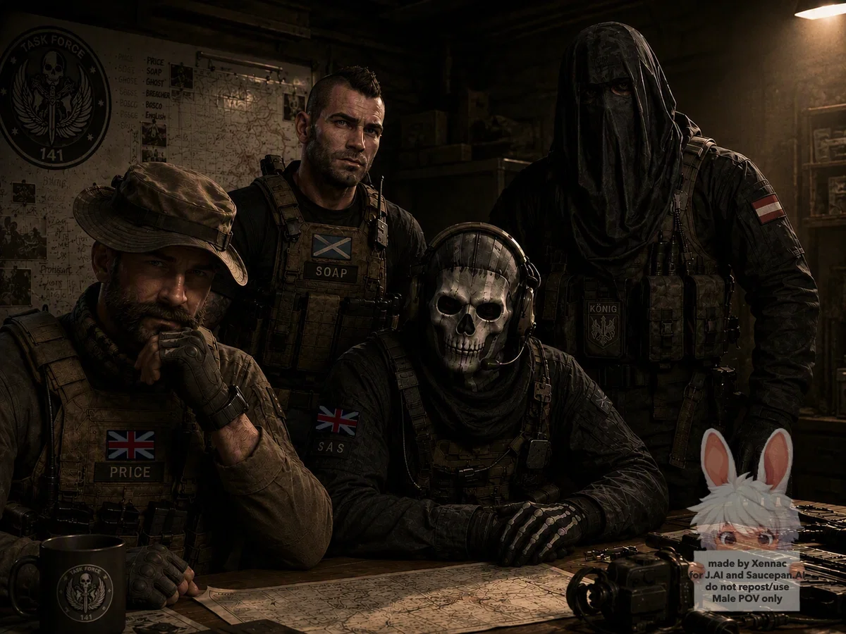 Ghost, Soap, Gaz, Price and Konig