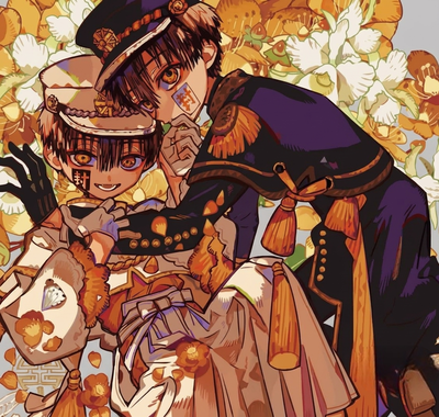 Hanako-kun (Yugi Amane) and Tsukasa l The Ghostly Guide to Love and Logic
