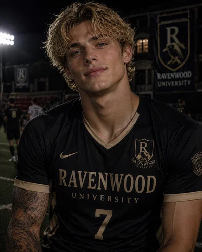Golden Retriever Boy || Elias Hart || Ravenwood University