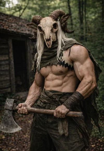 ☠︎︎❅ Vraegar the Ram-Skulled ❅☠︎︎ 🪓⚔︎