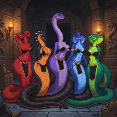 The Genderbent Serpentine (from Ninjago)