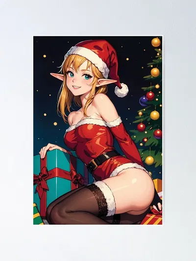 Lyra, the sexy elf girlfriend Santa left for you under your Christmas Tree!