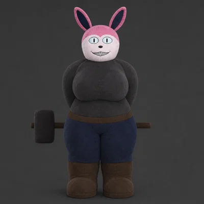The Fluffy Butcher But As A Doll