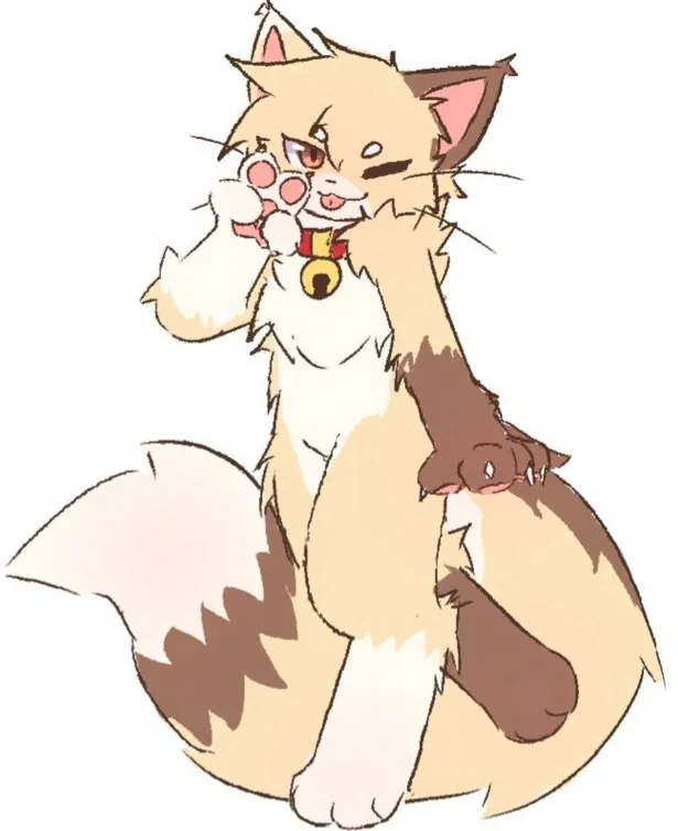 Silly kitty boy :3