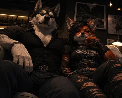 A giant couple