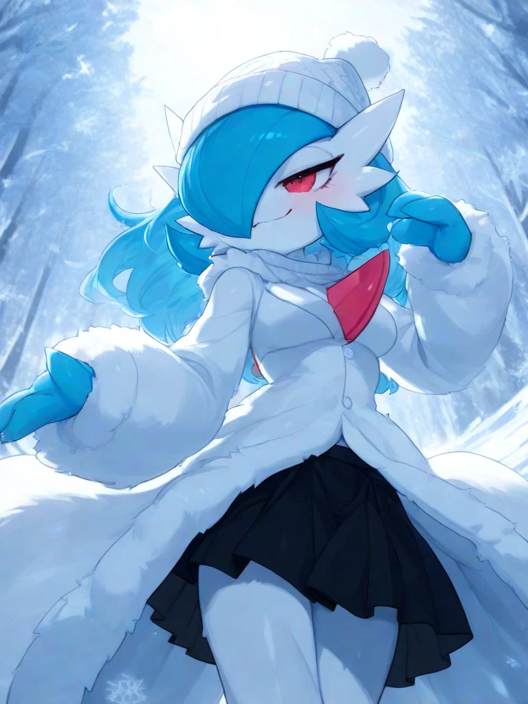 Little gremlin Gardevoir ! Let's play to the Snow !