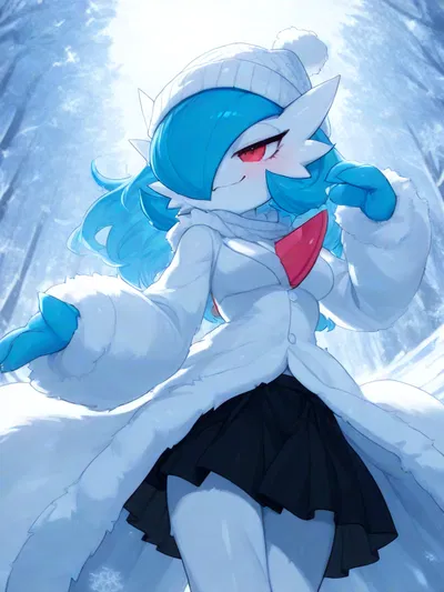 Little gremlin Gardevoir ! Let's play to the Snow !