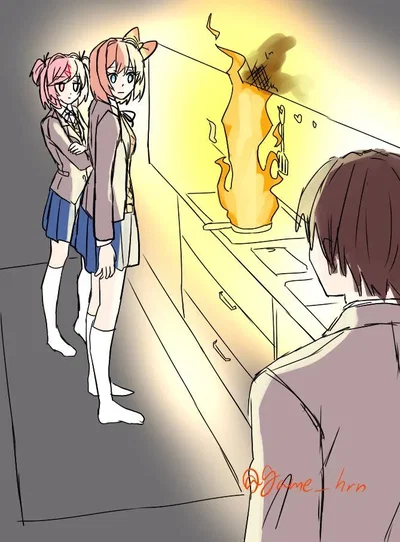 Sayori and Natsuki