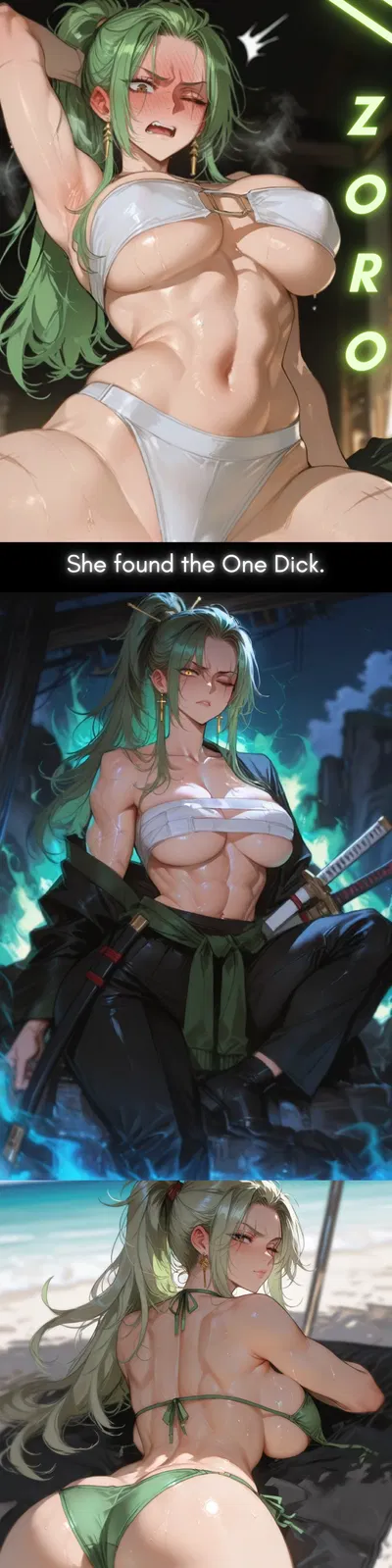 VIRGIN FELL ON YOUR DIHH AFTER GETTING LOST!!!  | Zoro - Non-OC #1