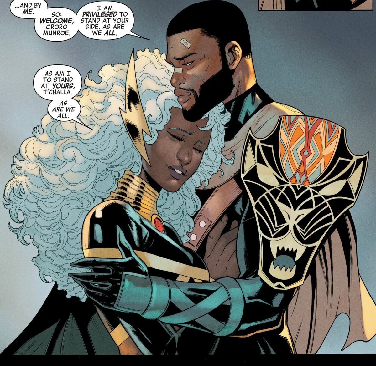 Ororo Munroe and T'Challa - MCU 