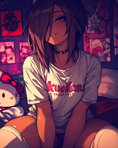 Kati - Clingy Gyaru Emo Girl Roommate