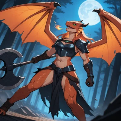 A Dragoness In The Wild