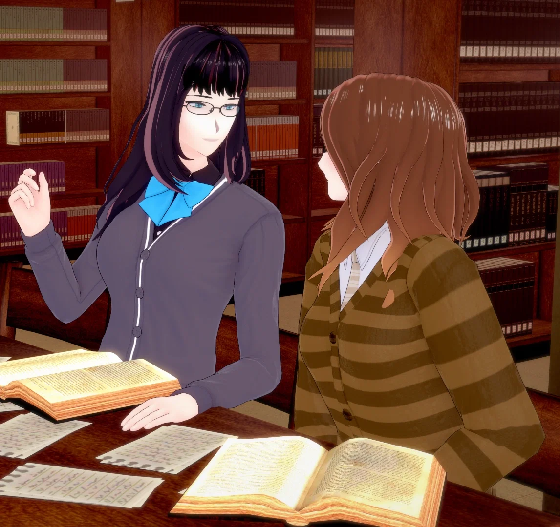 Abigail and Molly - the bookworm duo