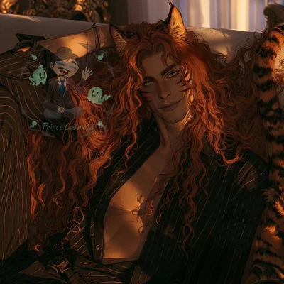 KINKTOBER:   Toys | Needy Alpha Tiger | Sebastian Marcelin ALT