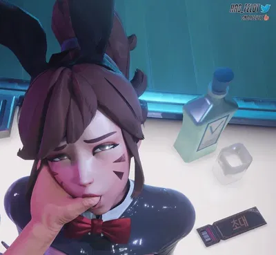 D.VA - Bunny Girl Party